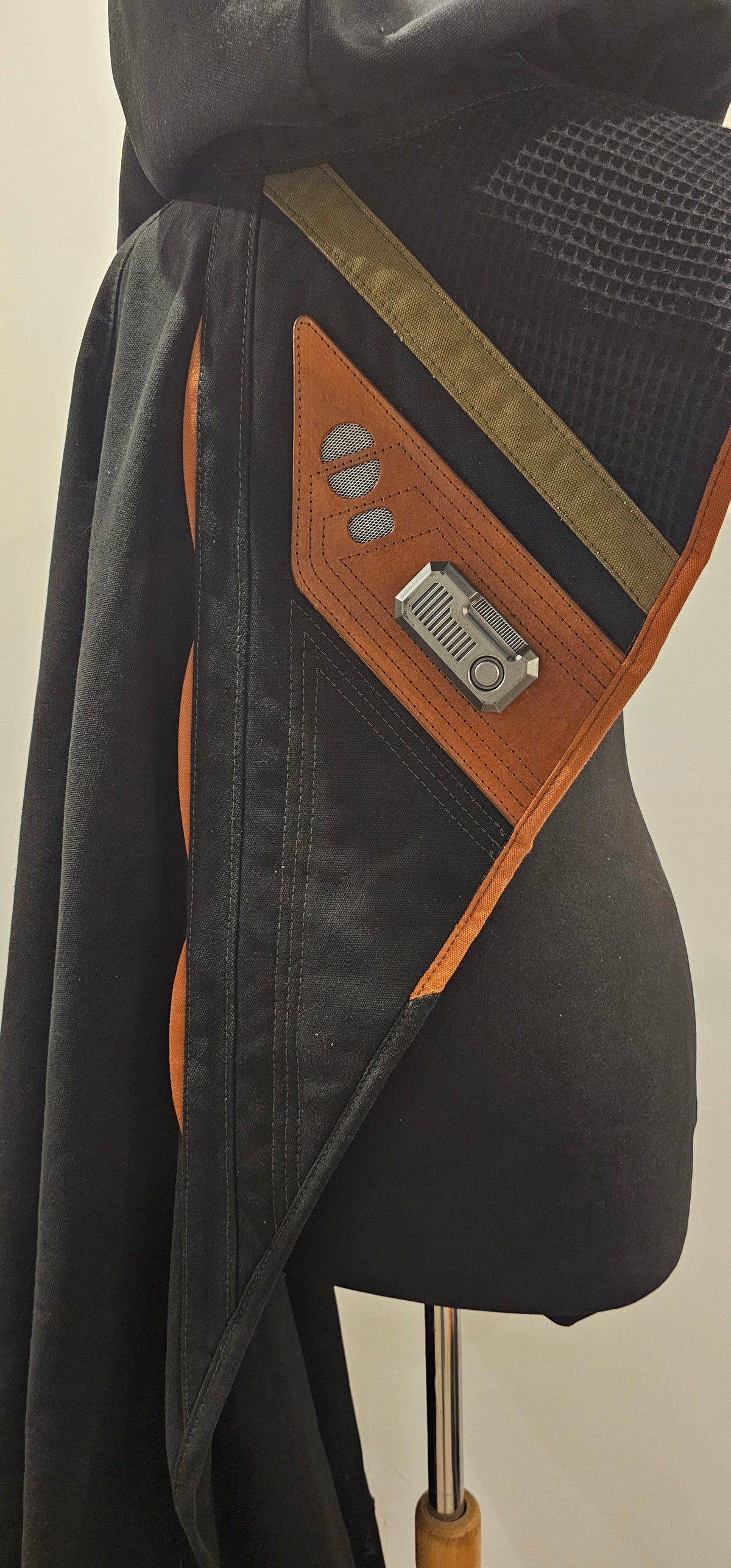 Sci-Fi Asymmetric hooded cloak