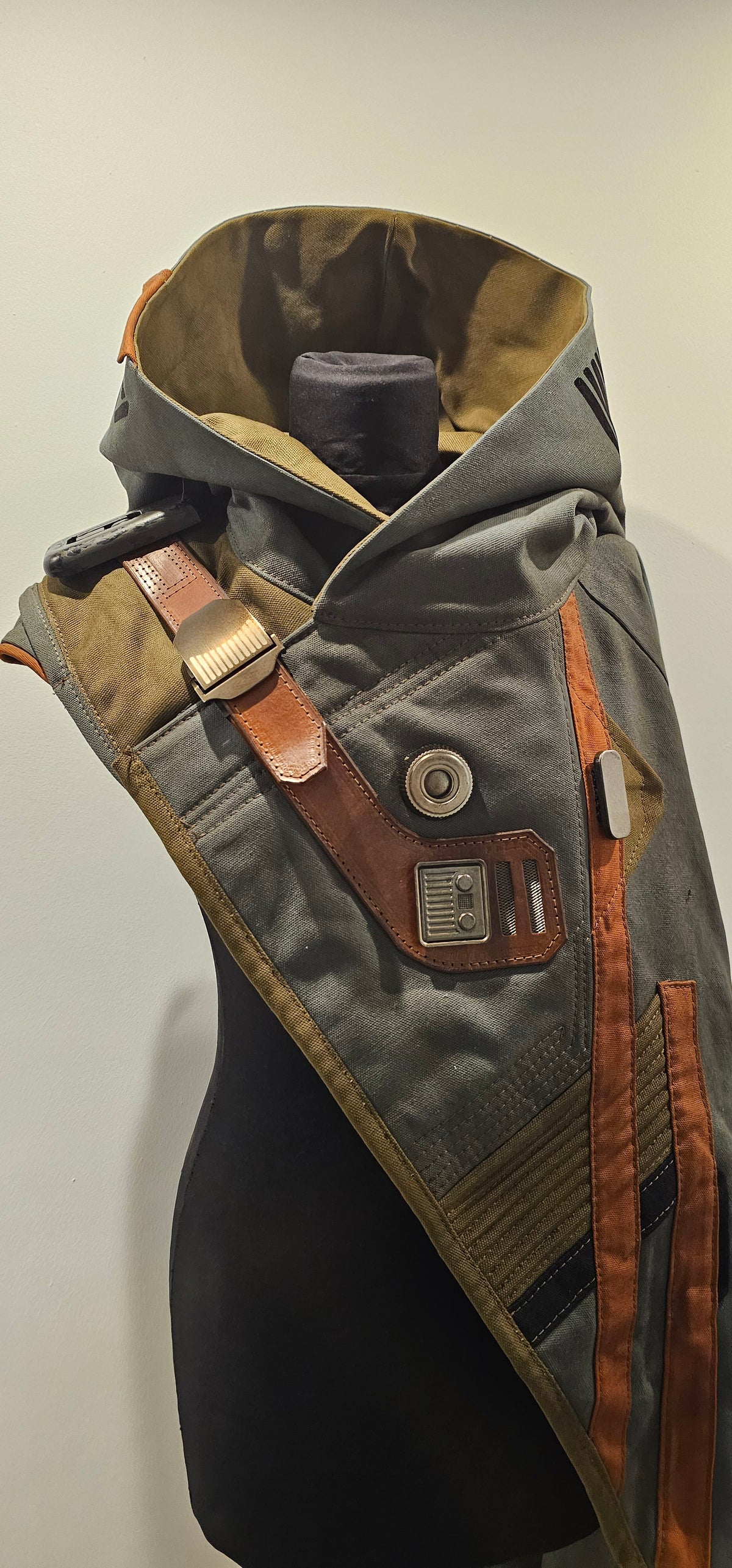 Sci-Fi Asymmetric hooded cloak