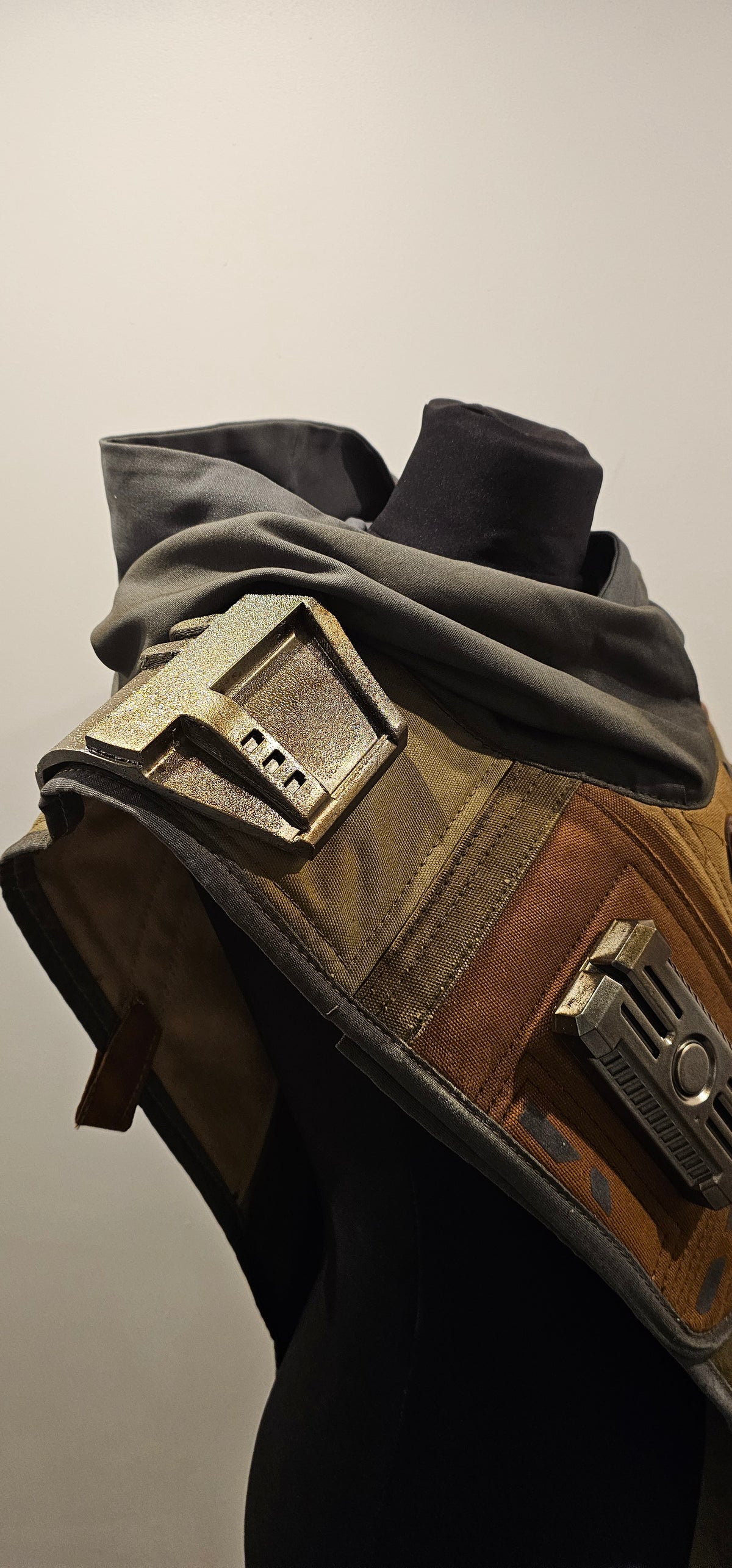 Sci-Fi Asymmetric hooded cloak