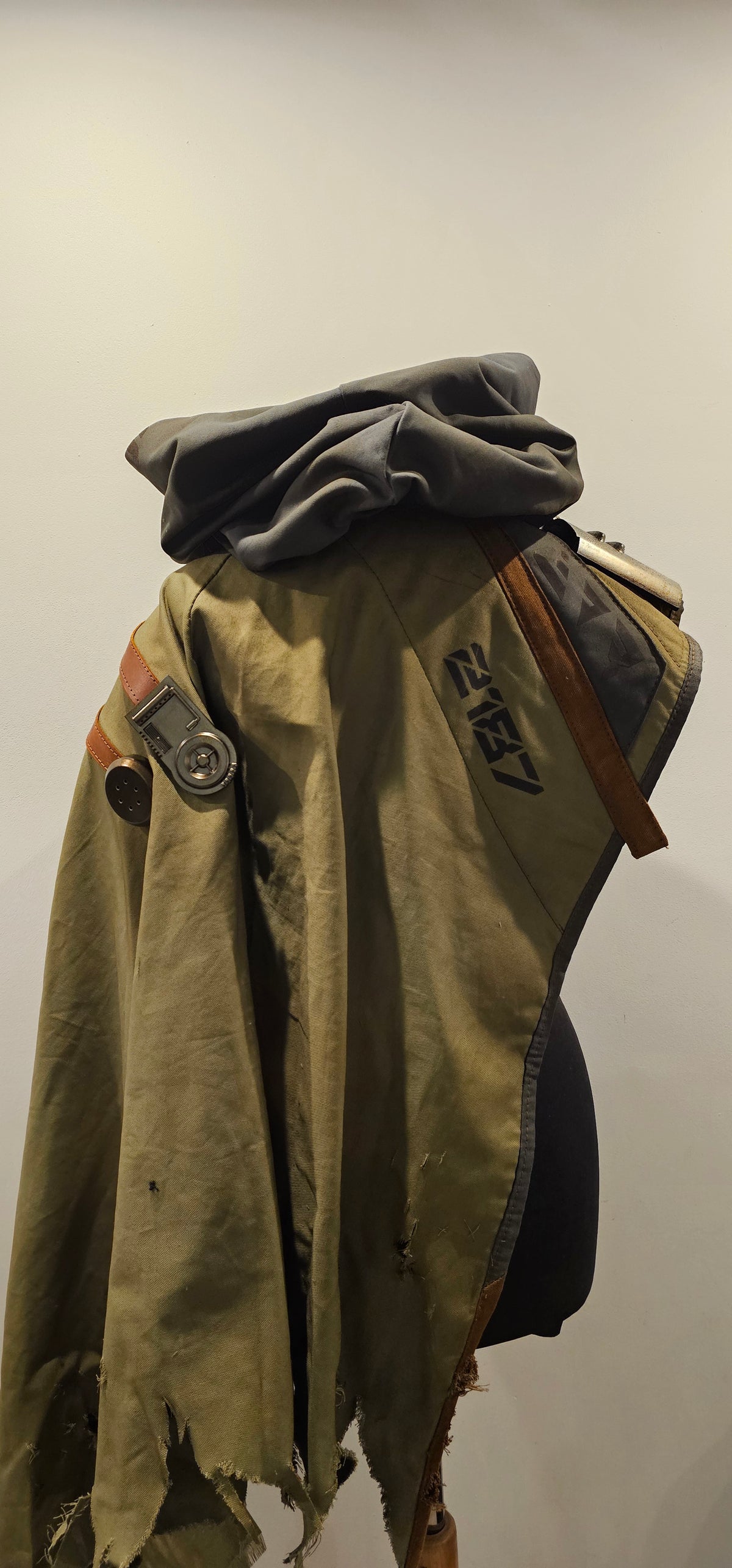 Sci-Fi Asymmetric hooded cloak