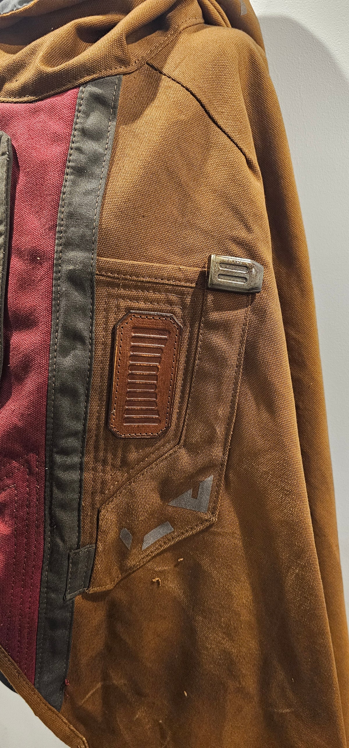 Custom Sci-fi Assymetric hooded cloak