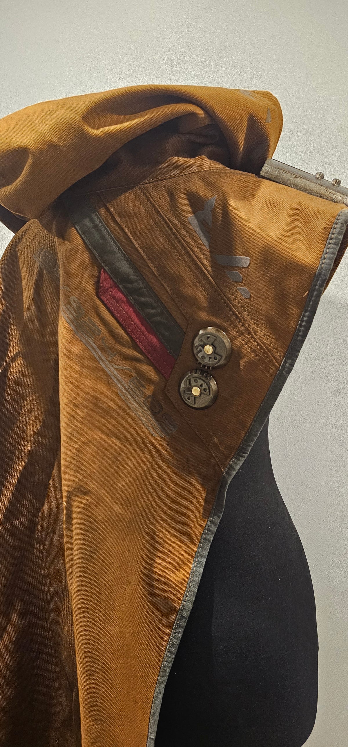 Custom Sci-fi Assymetric hooded cloak