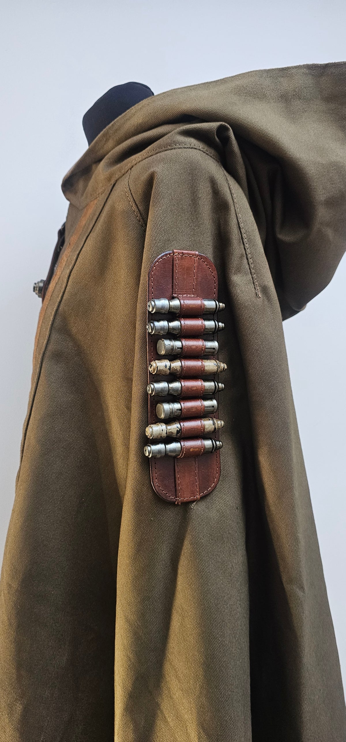 Sci-Fi Asymmetric hooded cloak