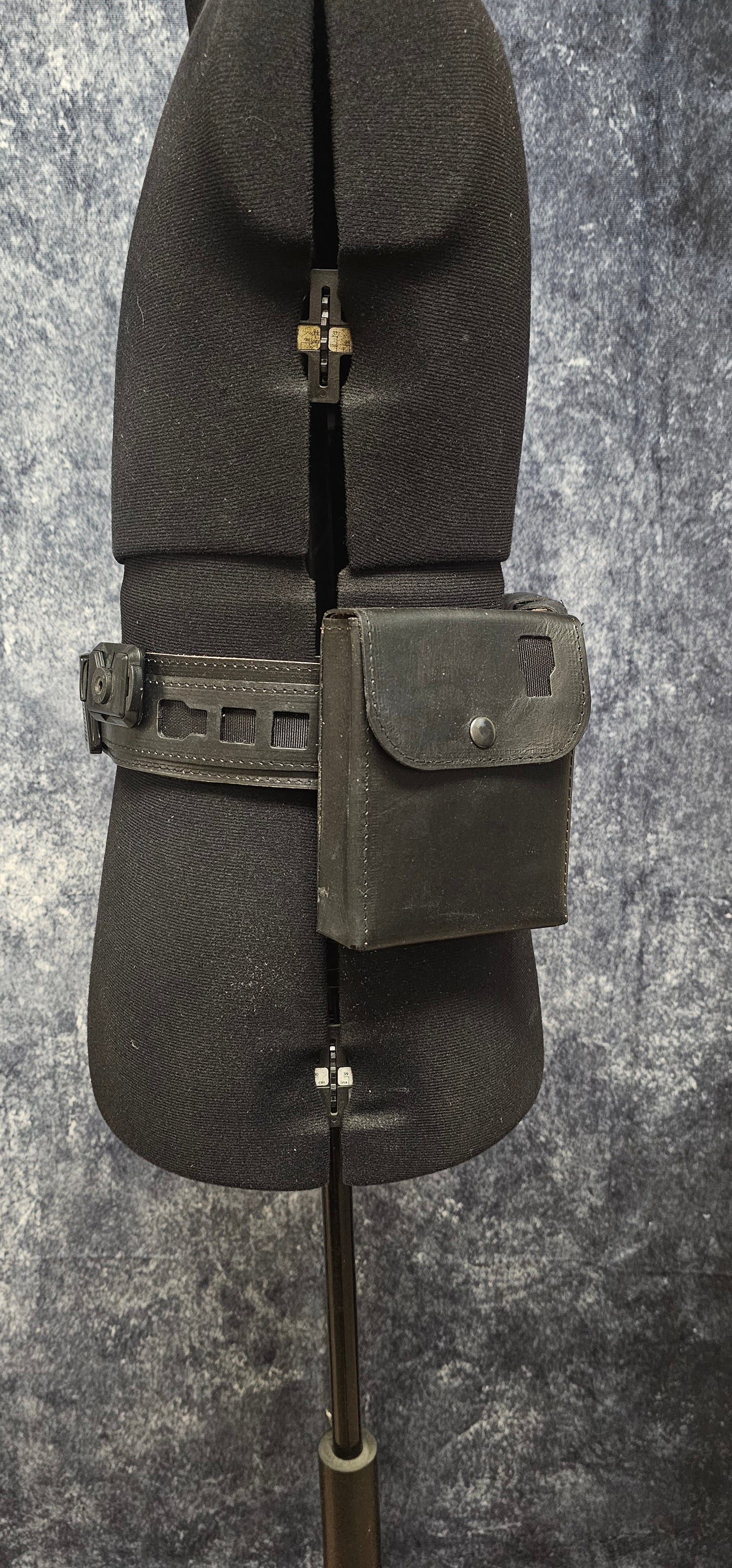 Custom leather belt, and pouches