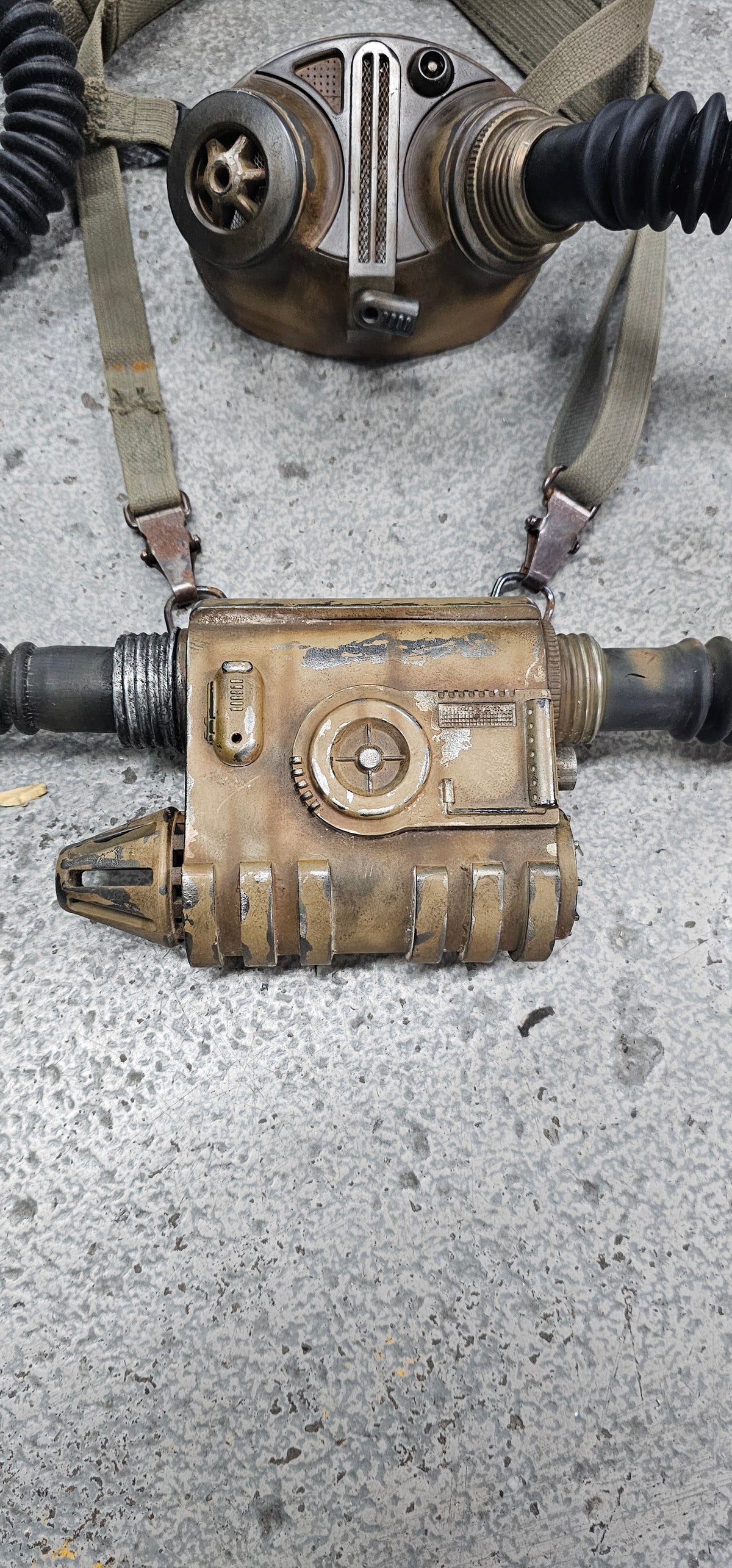 Custom filter/ respirator prop