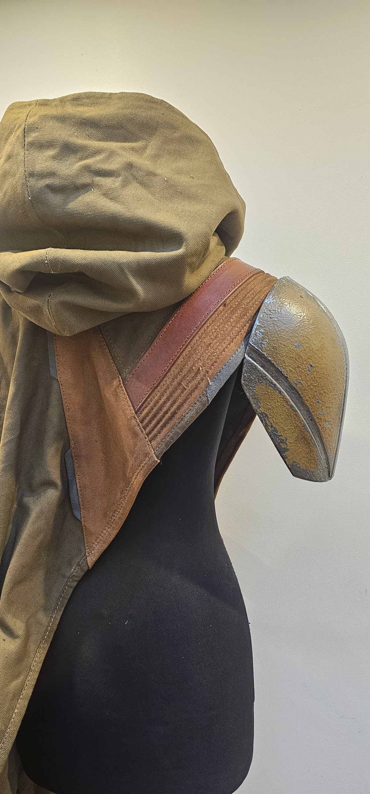 Sci-Fi Asymmetric hooded cloak