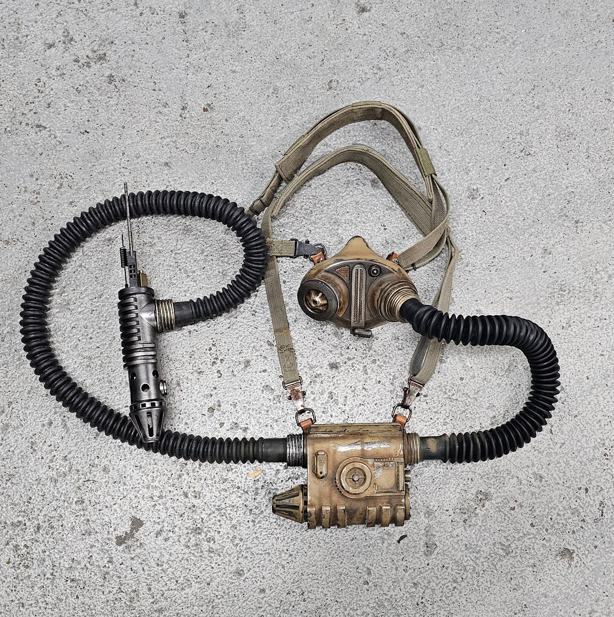 Custom filter/ respirator prop